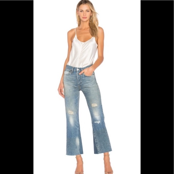 Re/Done Denim - Re/Done Leandra High waisted jeans crop flare Re/Done Denim - Re/Done Leandra High waisted jeans crop flare